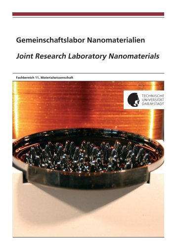 Gemeinschaftslabor Nanomaterialien Joint Research ... - MaWi