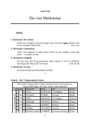 Die vier Marksteine.pdf - Wo sind die Lügen dieser Welt?