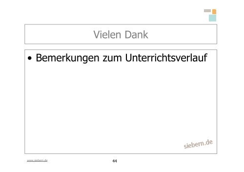 Modul: Stochastik - Siebern