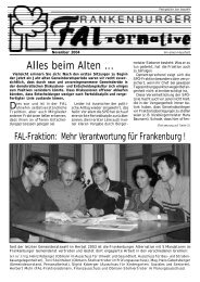 Ausgabe 2-2004 - Frankenburg.com