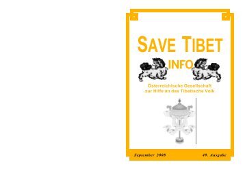 Save Tibet Info September 2008