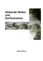 Stehende Wellen und Surftourismus - Limmatwave