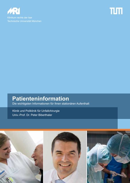 Patienteninformation - Klinik und Poliklinik für Unfallchirurgie am ...