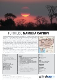 FOTOREISE NAMIBIA CAPRIVI - Freiraum Fotografie