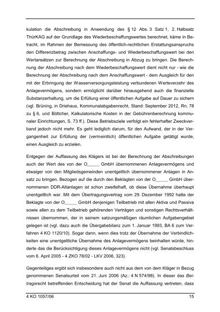 Benutzungsgebührenrecht - Thüringer Oberverwaltungsgericht