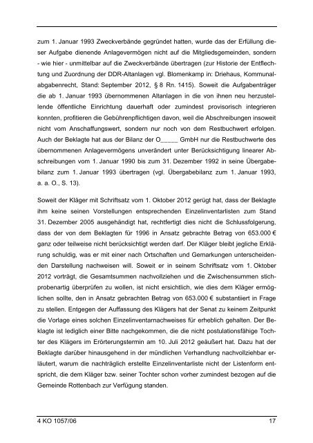 Benutzungsgebührenrecht - Thüringer Oberverwaltungsgericht