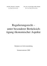 Regulierungsrecht - bpv Hügel Rechtsanwälte