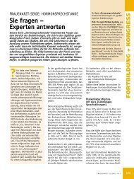 Sie fragen – Experten antworten - Prof-ahrendt-frauenarzt.de