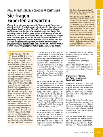 Sie fragen – Experten antworten - Prof-ahrendt-frauenarzt.de