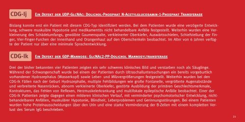 „Eine schmerzliche Wahrheit ist besser als eine Lüge“ - CDG-Syndrom