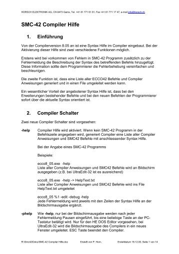 SMC-42 Compiler Hilfe.pdf - Horsch Elektronik AG