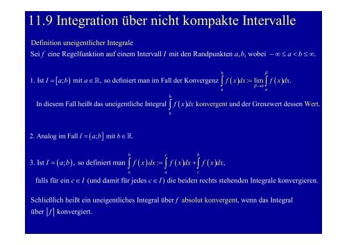 11 Integralrechnen