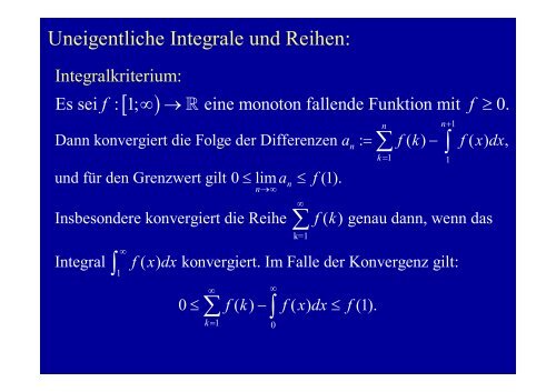 11 Integralrechnen