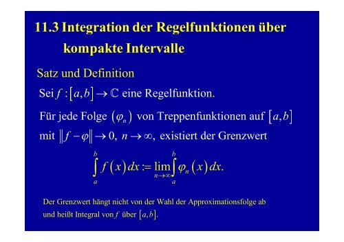 11 Integralrechnen