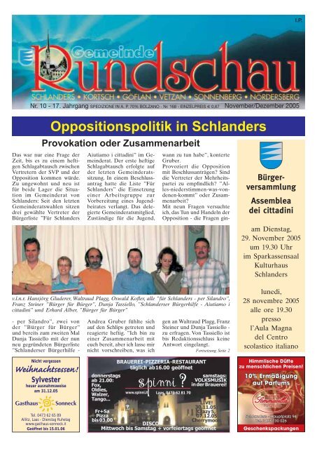 Gemeinderundschau November/Dezember 2005 (0 bytes)