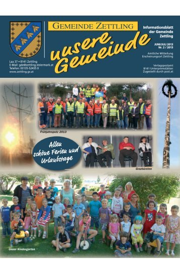 unsere Gemeinde unsere Gemeinde - Gemeinde Zettling