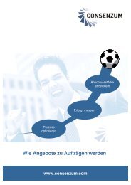 Angebotsverfolgung - Consenzum Ltd.