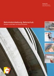 Betoninstandsetzung, Betonschutz - Greutol AG