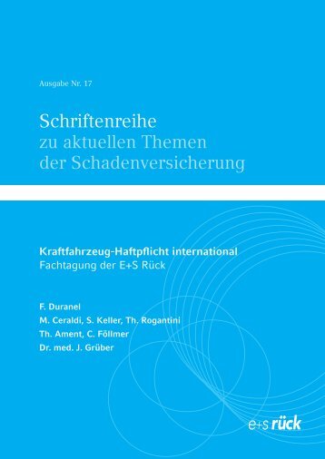 Schriftenreihe - E+S Rück