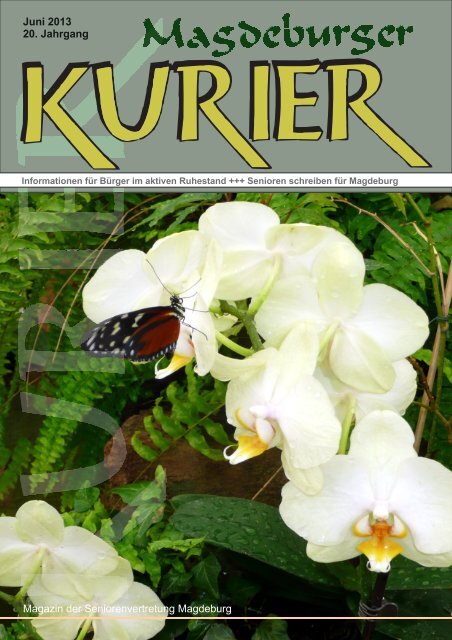 Juni 2013 Seniorenvertretung Magdeburg
