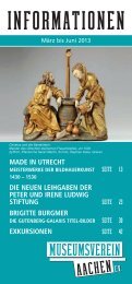 Programmheft 2013/1 - Museumsverein Aachen
