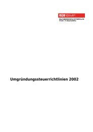 Umgründungssteuerrichtlinien 2002