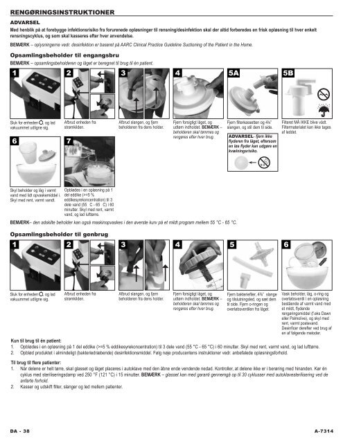 DeVilbiss® Vacu-Aide® QSU Absauggerät Bedienungsanleitung ...