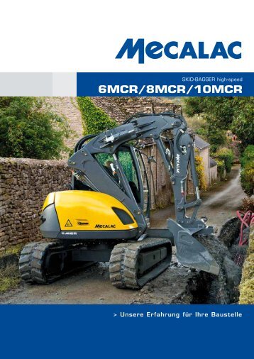 Prospekt 6MCR/8MCR/10MCR - Mecalac