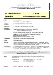 FSME - Frühsommer-Meningoencephalitis - Neckar-Odenwald-Kreis