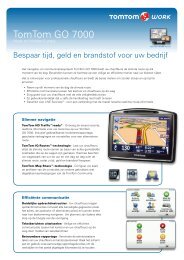 Factsheet downloaden - Tomtom Business Solutions