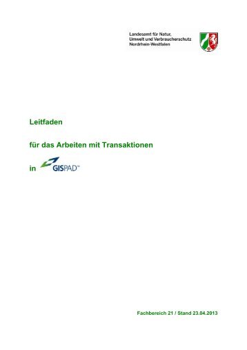 Leitfaden für das Arbeiten mit Transaktionen in