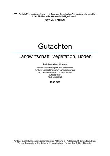 Gutachten - Die Grünen – Burgenland