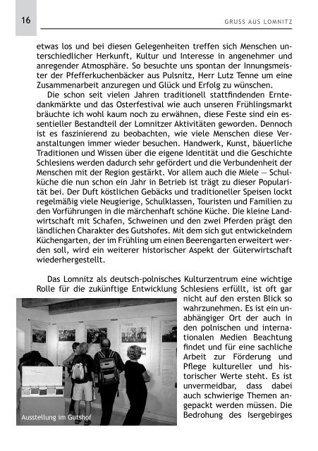 gruss aus lomnitz - Verein zur Pflege schlesischer Kunst und Kultur eV
