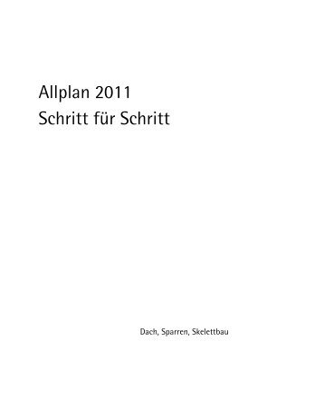 Allplan 2011 SfS Dach Sparren Skelettbau.pdf - Allplan Campus