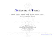 + Vocabulario específico. Bernstein Watermark Terms - IVC+r