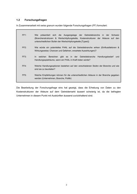 ETHZ-Studie - m (www.swissgranum.ch