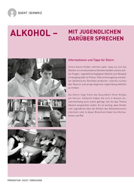 alkohol – - Sucht Schweiz