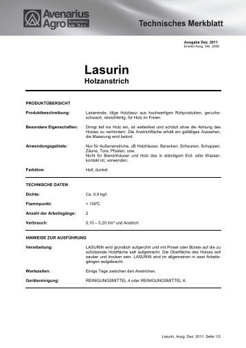 Lasurin - Avenarius Agro