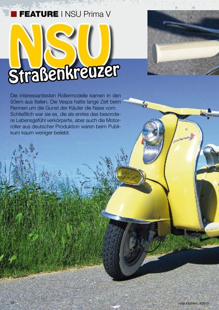 NSU-Restaurationsbericht als PDF-File - Vespafreunde Straubing