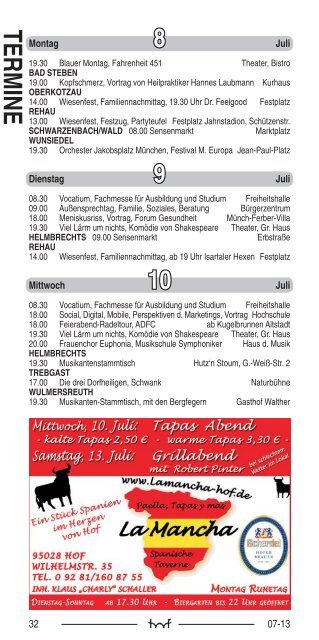 HP 07/2013 - Hof Programm