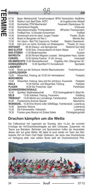 HP 07/2013 - Hof Programm