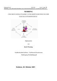 MOBBING - Pädagogik und Psychologie Uni Linz
