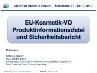 Präsentation EU-Kosmetik-VO Produktinformationsdatei und ...