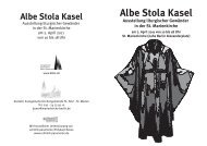 Albe Stola Kasel - Rogate-Kloster Sankt Michael zu Berlin