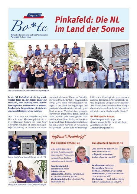 bofrost*Steckbrief - brandpi