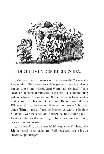 DIE BLUMEN DER KLEINEN IDA. - Institut ASTA (St. Gallen)