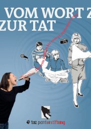 Die Satzung der taz Panter Stiftung