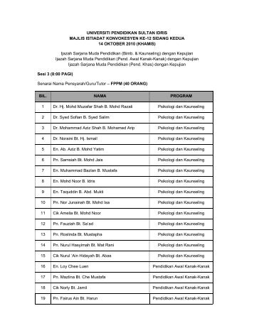 Fakulti Pendidikan dan Pembangunan Manusia (FPPM)