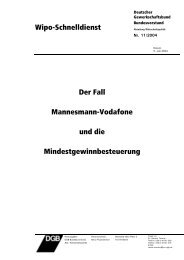 Wipo-Schnelldienst Der Fall Mannesmann-Vodafone und ... - Heinlein