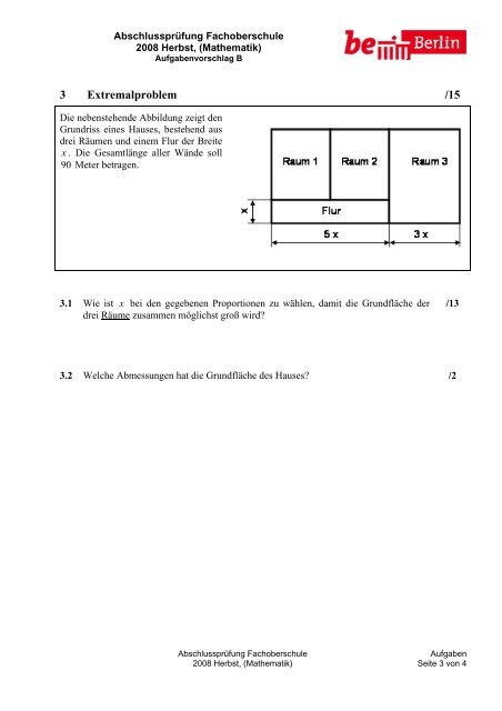 1 Kurvendiskussion /40 - OSZ Farbtechnik und Raumgestaltung